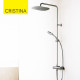 Colonne de douche Thermostatique Chromé FOIL - CRISTINA ONDYNA FL48651