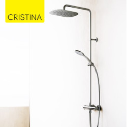 Colonne de douche Thermostatique Chromé FOIL - CRISTINA ONDYNA FL48651