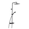 Colonne de douche Thermostatique Chromé Noir Brossé FOIL - CRISTINA ONDYNA FL48675