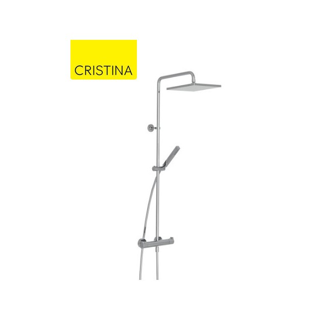Colonne de douche Thermostatique Chromé OMEGA - CRISTINA ONDYNA OG48651