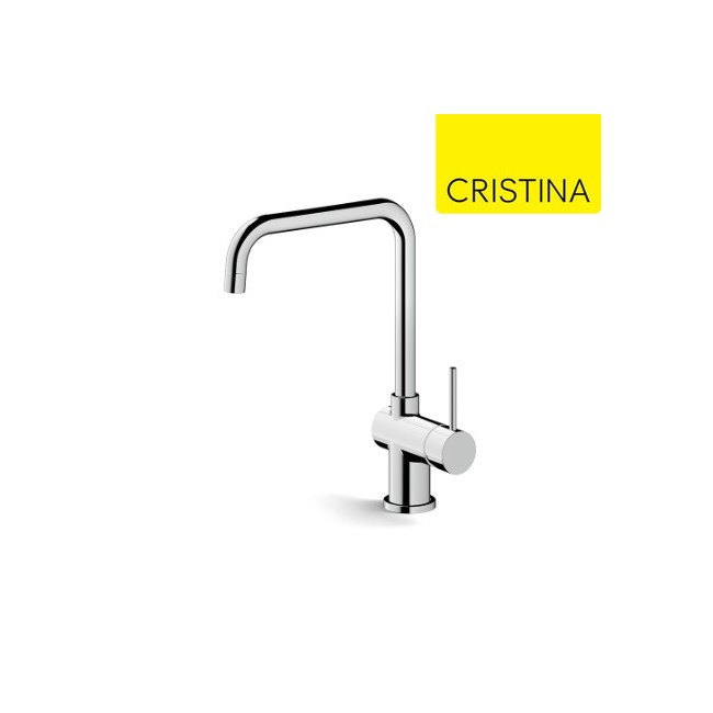 Mitigeur d'évier avec poignée latérale Chromé - CRISTINA ONDYNA KT51051