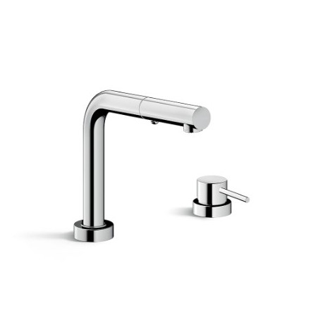 Mitigeur d'évier avec bec rétractable et douchette extractible - CRISTINA ONDYNA KT52451