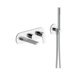 Bain douche mural 2 sorties Chromé ELEVATION - CRISTINA ONDYNA EL10251