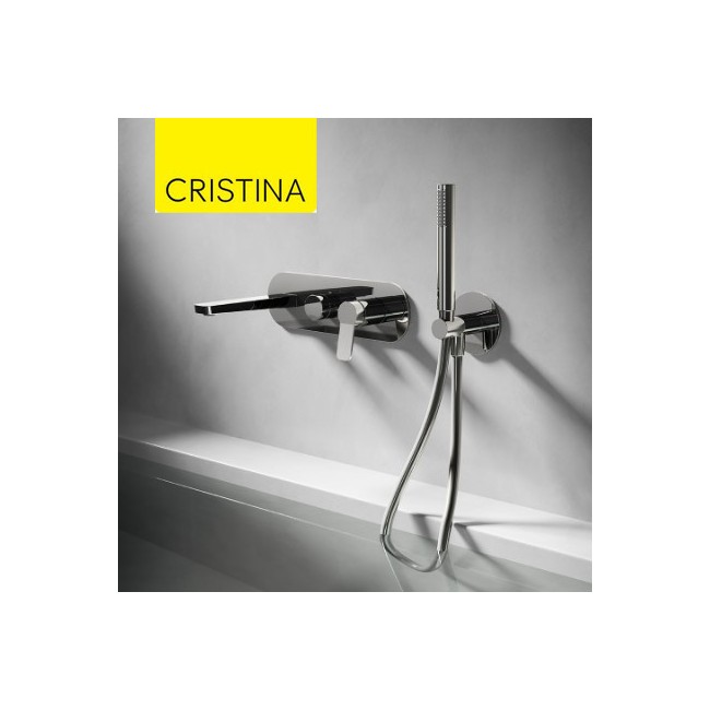 Bain douche mural 2 sorties Chromé ELEVATION - CRISTINA ONDYNA EL10251