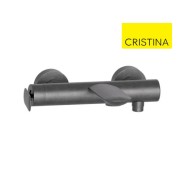 Mitigeur bain douche mural Métal Brossé FOIL - CRISTINA ONDYNA FL10777