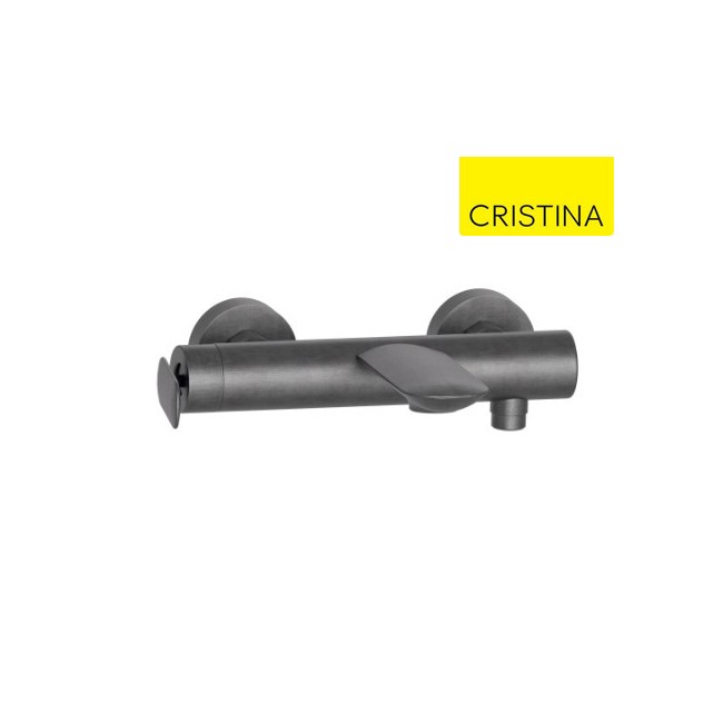 Mitigeur bain douche mural Métal Brossé FOIL - CRISTINA ONDYNA FL10777