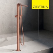 Mitigeur bain douche monocolonne Or Rose Brossé FOIL - CRISTINA ONDYNA FL18934P