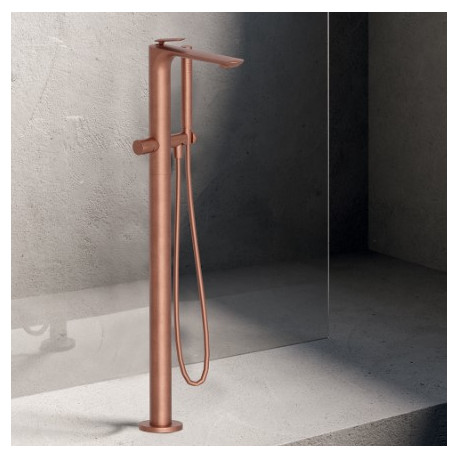 Mitigeur bain douche monocolonne Or Rose Brossé FOIL - CRISTINA ONDYNA FL18934P