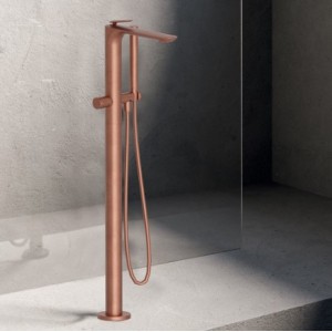 Mitigeur bain douche monocolonne Or Rose Brossé FOIL - CRISTINA ONDYNA FL18934P