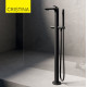Mitigeur bain douche monocolonne Noir Mat FOIL - CRISTINA ONDYNA FL18913