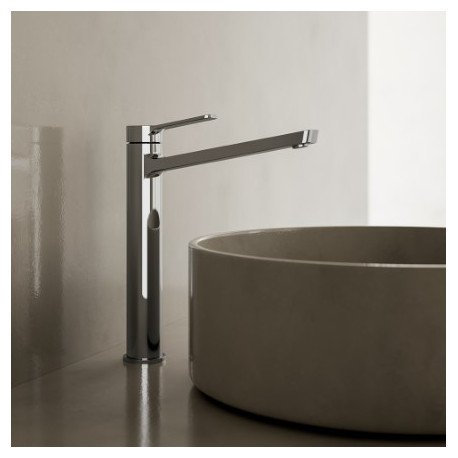 Mitigeur lavabo haut avec vidage Up & Down Chromé ELEVATION - CRISTINA ONDYNA EL22251