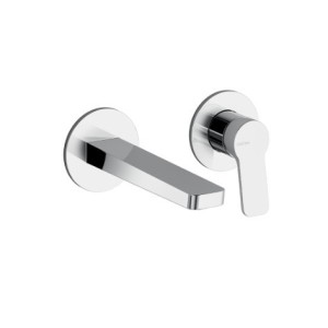 Lavabo mural avec bec de 180 mm et vidage Up & Down Chromé - CRISTINA ONDYNA EL25651