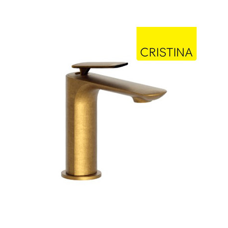 Mitigeur lavabo avec vidage Up & Down Or Brossé FOIL - CRISTINA ONDYNA FL22096P