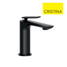 Mitigeur lavabo avec vidage Up & Down Noir Mat FOIL - CRISTINA ONDYNA FL22013