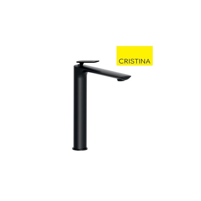 Mitigeur lavabo avec vidage Up & Down Noir Mat FOIL - CRISTINA ONDYNA FL22713
