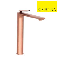 Mitigeur lavabo haut avec vidage Up & Down Or Rose Brossé FOIL - CRISTINA ONDYNA FL22234P