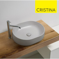 Vasque à poser céramique Gris Mat NOLITA - CRISTINA ONDYNA NOLI4659