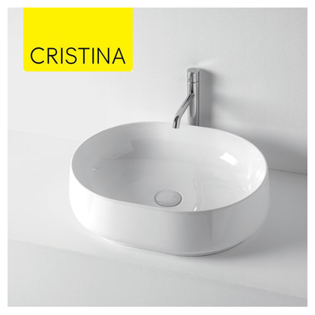 Vasque à poser céramique Blanc NOLITA - CRISTINA ONDYNA NOLI4601