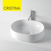 Vasque à poser céramique Blanc NOLITA - CRISTINA ONDYNA NOLI4601