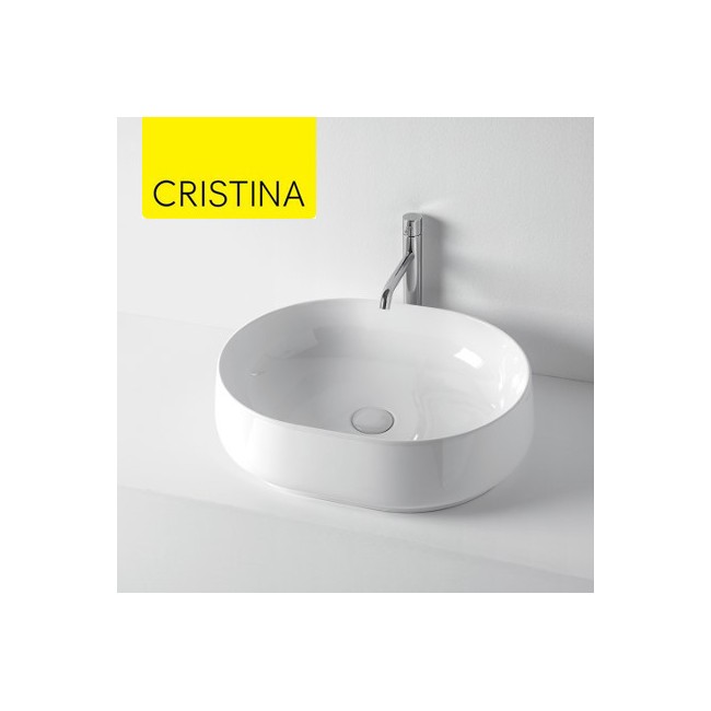 Vasque à poser céramique Blanc NOLITA - CRISTINA ONDYNA NOLI4601