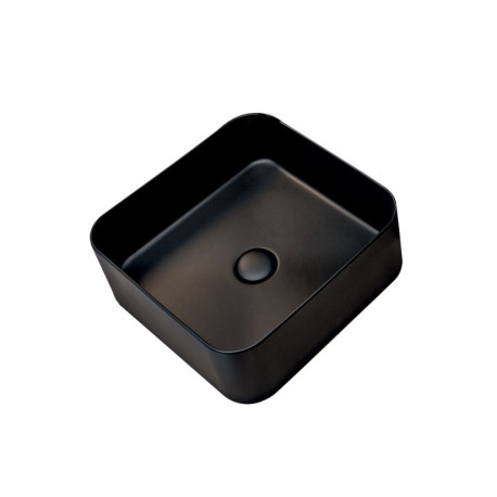 Vasque à poser carrée céramique Noir Mat CIOTOLA - CRISTINA ONDYNA CI40713