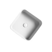 Vasque à poser carrée céramique Blanc CIOTOLA - CRISTINA ONDYNA CI40701