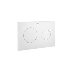 Plaque de commande avec double chasse Pl10 One Dual Blanc Mat - ROCA A890189207