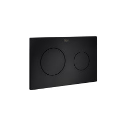 Plaque de commande avec double chasse Pl10 One Dual Noir Mat - ROCA A890189206