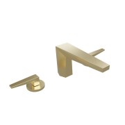 Mélangeur Lavabo 3 Trous Fractal Or Brossé - CRISTINA ONDYNA FT20596P