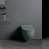 Bloc Wc Ciotola Suspendu Avec Abattant Soft Close No Rim Gris Lagon - CRISTINA ONDYNA WCI319103