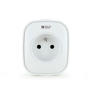 Easy Plug E16EM | Prise connectée E (FR), 16A, avec mesure de consommation-Delta Dore 6353005 