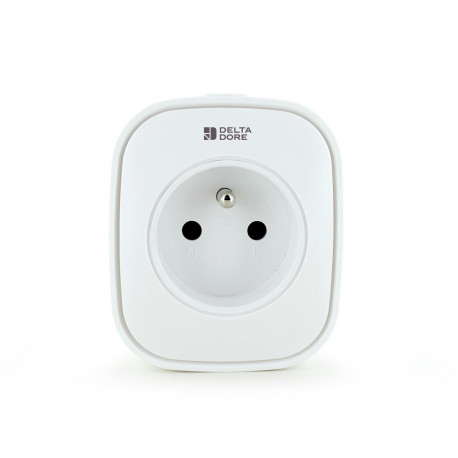 Easy Plug E16EM | Prise connectée E (FR), 16A, avec mesure de consommation-Delta Dore 6353005 
