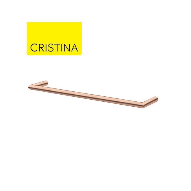 Porte serviette 45 cm Or Rose Brossé Ambiente - CRISTINA ONDYNA AM21134P