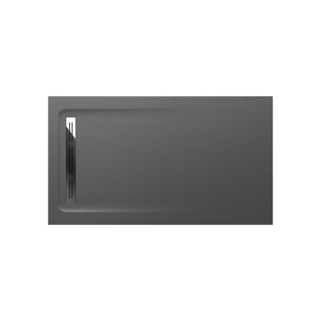 Receveur de douche 1400X800 Gris Ardoise Aquos - ROCA AP60157832001200
