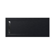 Receveur de douche 1600X700 Noir Aquos - ROCA AP6016402BC01400