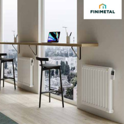 Radiateur électrique inertie fluide YALI DIGITAL PLUS 500W - FINIMETAL 3906052