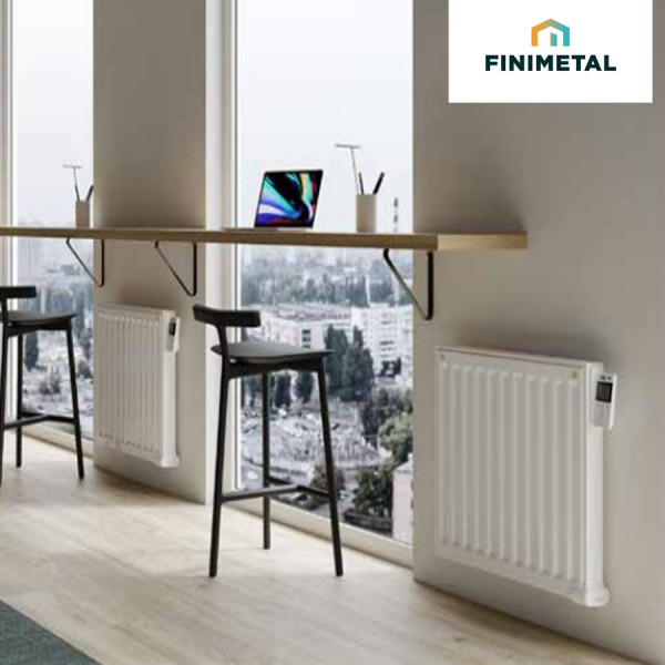 Radiateur électrique inertie fluide YALI DIGITAL PLUS 200W FINIMETAL