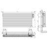 Radiateur électrique inertie fluide YALI RAMO PLUS - FINIMETAL