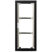Façade finition noire satinée cadre 3 modules 200441 - AIPHONE GF3FB 