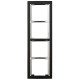 Façade finition noire satinée cadre 4 modules 200442 - AIPHONE GT4FB