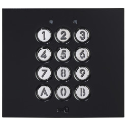 Ensemble clavier codé GTAC finition noire satinée 200439 - AIPHONE GTACB 