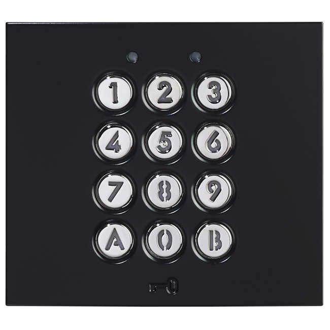 Ensemble clavier codé GTAC finition noire satinée  200439 - AIPHONE GTACB 