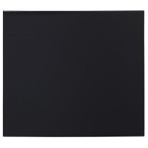 Façade finition noire satinée pour module vierge 200435 - AIPHONE GFBPB 