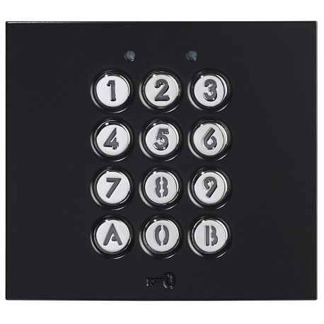 Ensemble clavier codé GTAC finition noire satinée  200439 - AIPHONE GTACB 