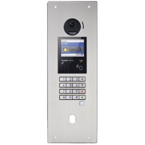 Platine vidéo enc. inox, défilement, nfc, b. mag., perçage vigik (2 noms HEXACT) 200492 - AIPHONE GTDMBLVN2 