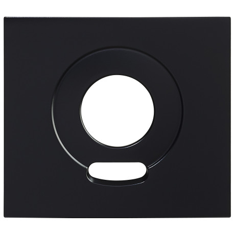 Façade finition noire satinée pour caméra GTVB 200430 - AIPHONE GTVPB 