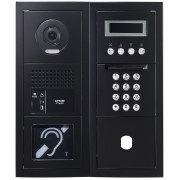 Platine vidéo modulaire, défilement, finition noir, BM & emplacement Vigik 200464 - AIPHONE GTBVHB 