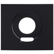 Façade finition noire satinée pour caméra GTVB 200430 - AIPHONE GTVPB 