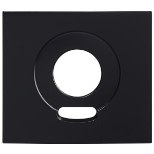 Façade finition noire satinée pour caméra GTVB 200430 - AIPHONE GTVPB 