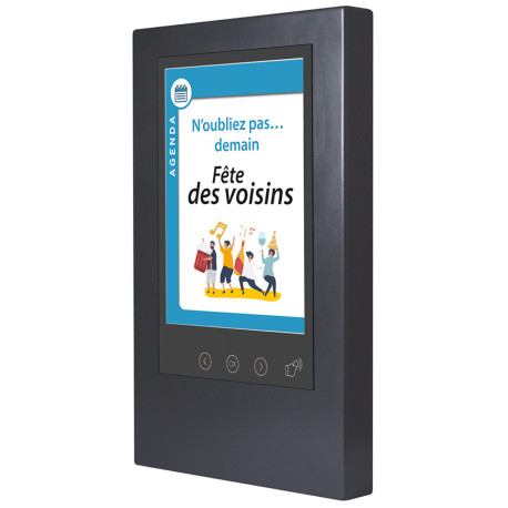 Tableau d'affichage interactif tactile 15 pouces 150047 - AIPHONE HETAIS 